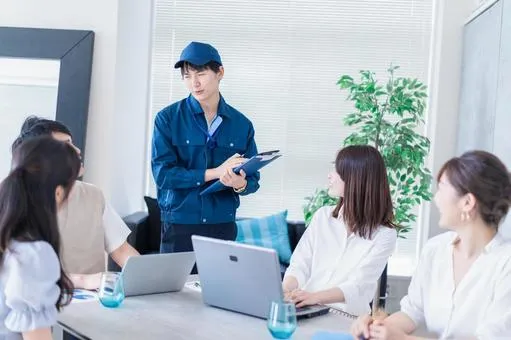 現地で見積もりのイメージ